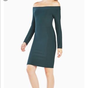 BCBG “Annabeth” Off the Shoulder Dress